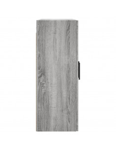 Armadietti a Parete 2 pz Grigio Sonoma in Legno Multistrato 2