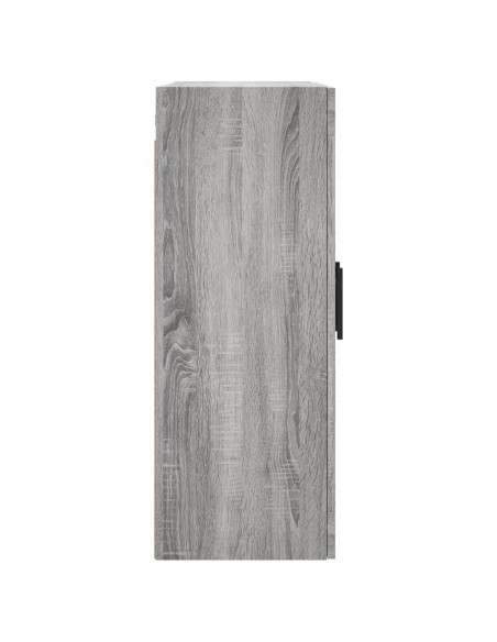 Armadietti a Parete 2 pz Grigio Sonoma in Legno Multistrato