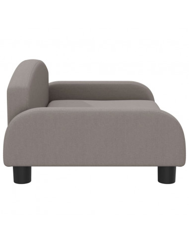 Lettino per Cani Tortora 70x45x30 cm in Tessuto