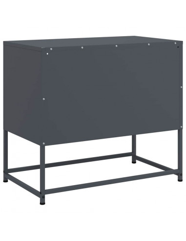 Mobile TV Antracite 68x39x60,5 cm in Acciaio