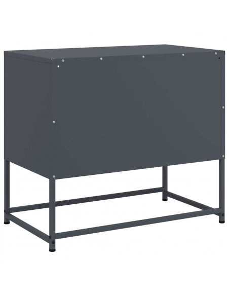 Mobile TV Antracite 68x39x60,5 cm in Acciaio