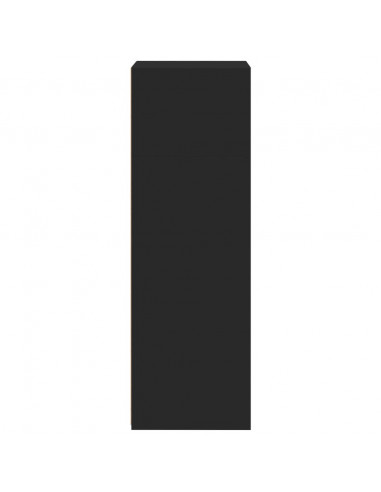 Credenza Nera 50x41x124 cm in Legno Multistrato