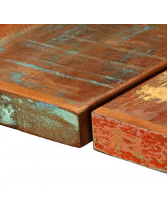 Set da Bar 7 pz in Legno Massello di Recupero 2