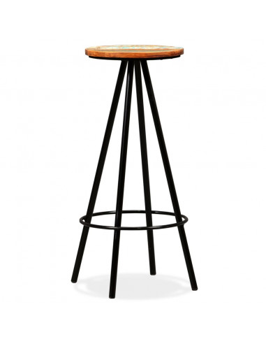 Set da Bar 7 pz in Legno Massello di Recupero