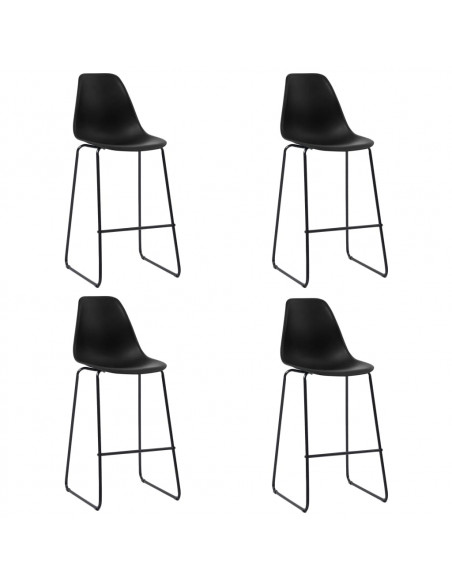 Set da Bar 5 pz in Plastica Nero