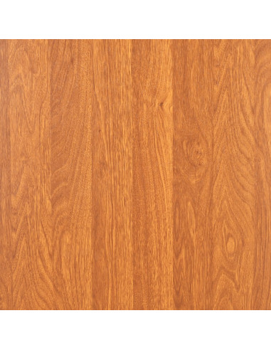 Set da Pranzo 7 pz in MDF e Acciaio Marrone