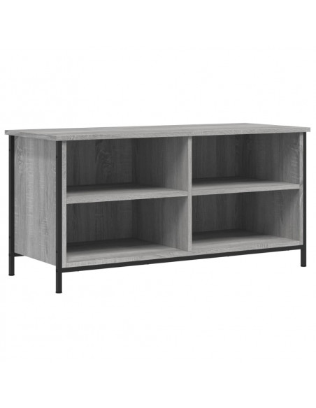 Mobile Porta TV Grigio Sonoma 100x40x50 cm in Legno Multistrato
