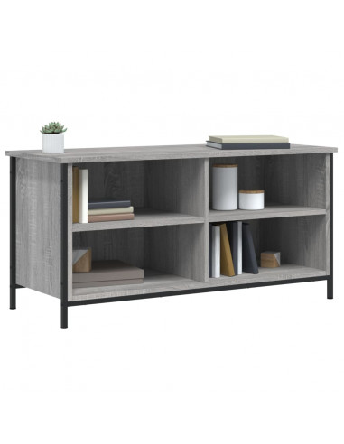 Mobile Porta TV Grigio Sonoma 100x40x50 cm in Legno Multistrato