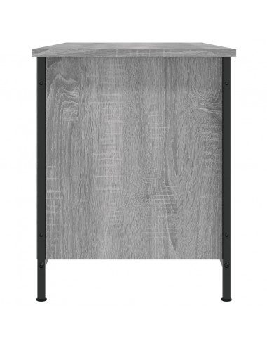 Mobile Porta TV Grigio Sonoma 100x40x50 cm in Legno Multistrato