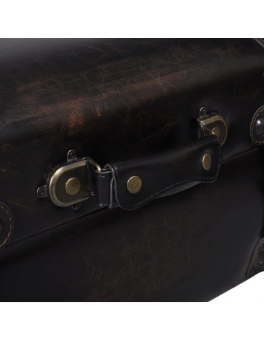 Panca contenitore cassapanca marrone lunga