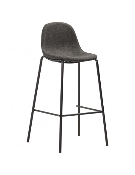 Set da Bar 5 pz in Tessuto Grigio Scuro