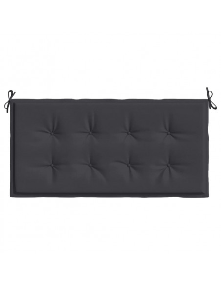 Cuscino per Panca Nero 100x50x3 cm in Tessuto Oxford