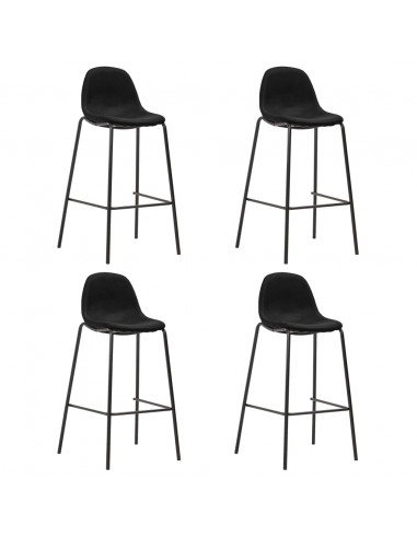 Set da Bar 5 pz in Tessuto Nero