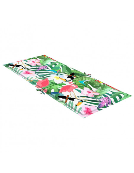Cuscini per Sedie 2 pz Multicolori 120x50x3 cm in Tessuto