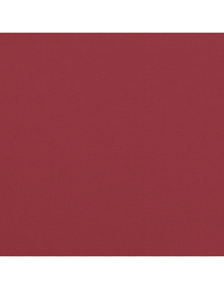 Cuscino per Panca Rosso Vino 120x50x3 cm in Tessuto Oxford