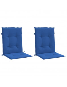Cuscini per Sedia 2 pz Blu Reale 100x50x3 cm in Tessuto Oxford 2