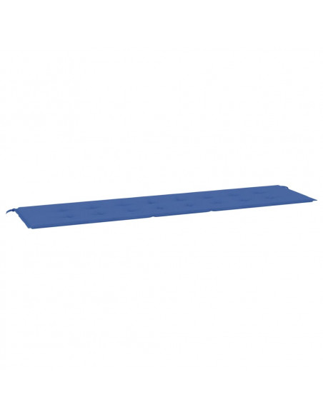 Cuscino per Panca Blu Reale 200x50x3 cm in Tessuto Oxford