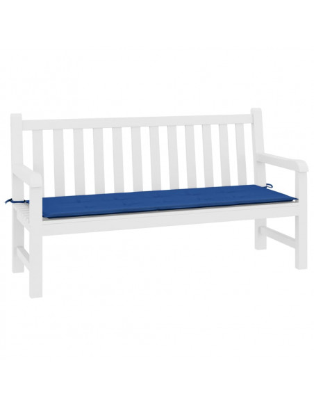 Cuscino per Panca Blu Reale 200x50x3 cm in Tessuto Oxford