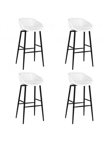 Set da Bar 5 pz Nero e Bianco