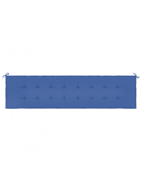 Cuscino per Panca Blu Reale 200x50x3 cm in Tessuto Oxford