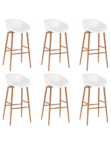 Set da Bar 7 pz Nero e Bianco