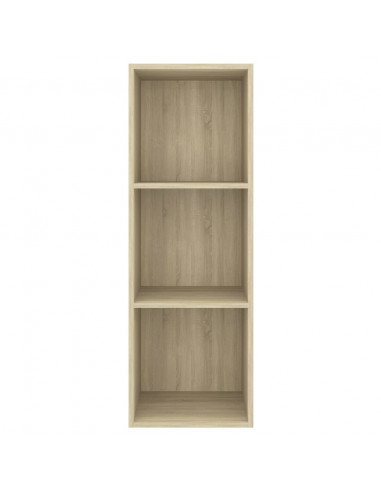 Mobile TV da Parete Rovere Sonoma 37x37x107cm Legno Multistrato