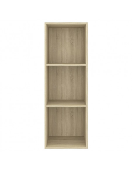 Mobile TV da Parete Rovere Sonoma 37x37x107cm Legno Multistrato