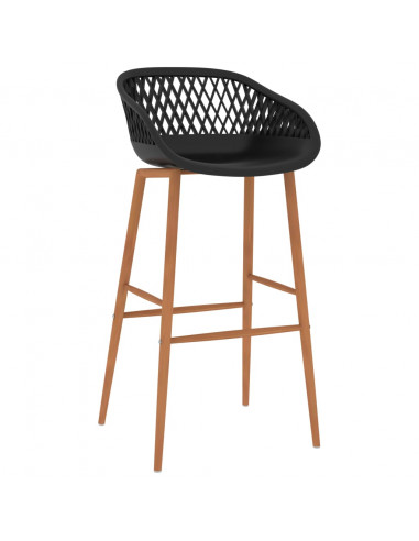 Set da Bar 5 pz Bianco e Nero