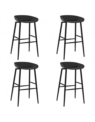 Set da Bar 5 pz Bianco e Nero