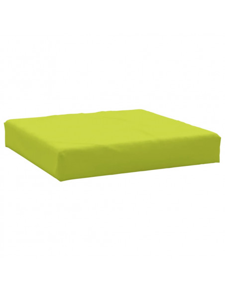 Cuscino per Pallet Verde Brillante 60x60x9,5 cm in Tessuto Oxford