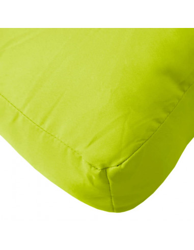 Cuscino per Pallet Verde Brillante 60x60x9,5 cm in Tessuto Oxford