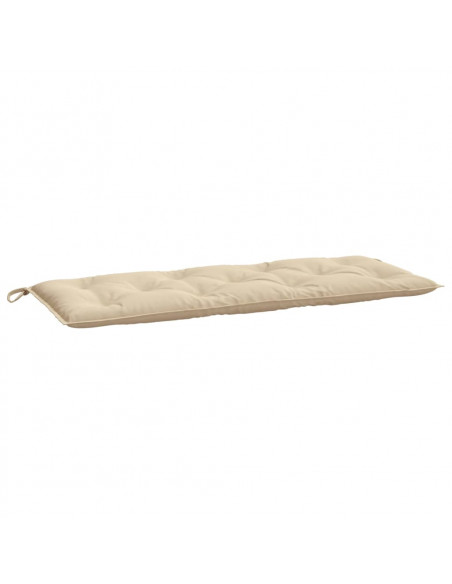 Cuscino per Panca Beige 120x50x7 cm in Tessuto Oxford