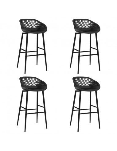 Set da Bar 5 pz Bianco e Nero