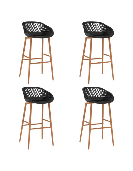 Set da Bar 5 pz Bianco e Nero