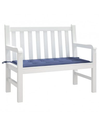 Cuscino Panca da Giardino Blu Marino 120x50x3 cm Tessuto Oxford