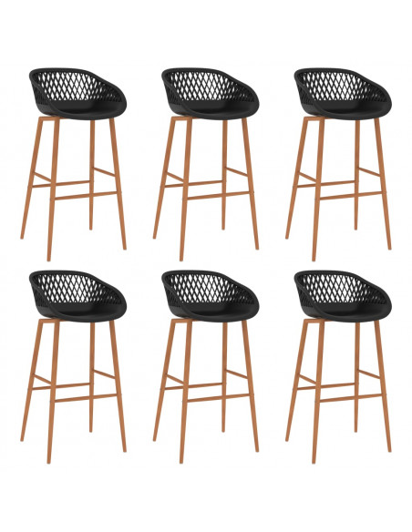 Set da Bar 7 pz Bianco e Nero