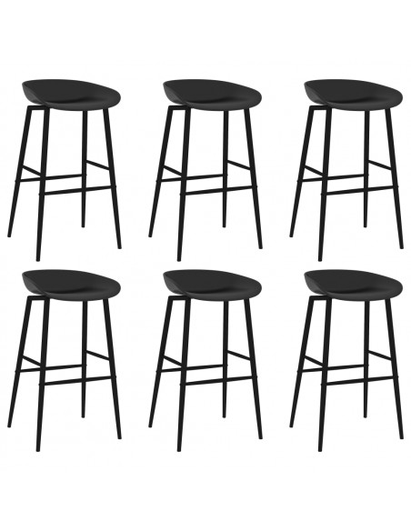 Set da Bar 7 pz Bianco e Nero