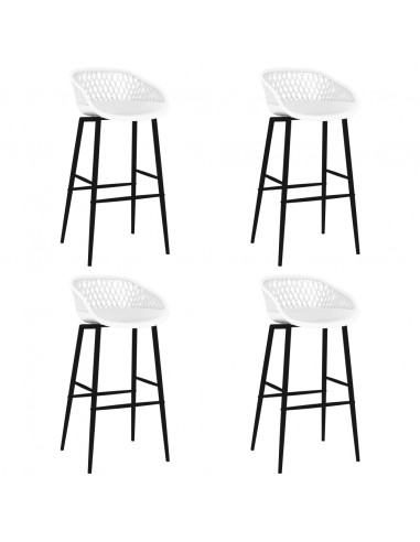 Set da Bar 5 pz Nero e Bianco