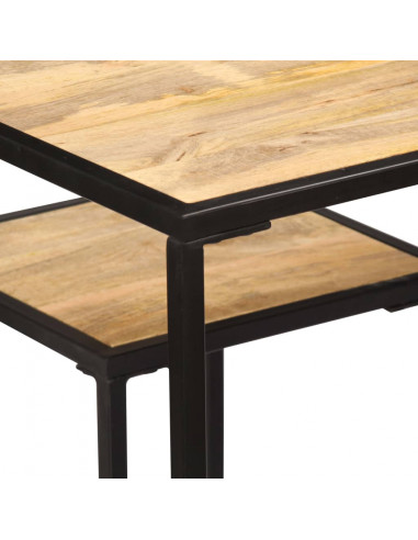 Set per Sala da Pranzo 3 pz in Legno Massello di Mango