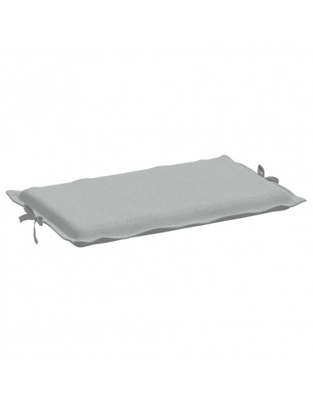 Cuscino per Lettino Prendisole Grigio Chiaro Mélange 186x58x4cm