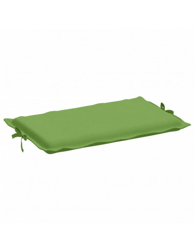 Lettino Prendisole con Cuscino Verde Mélange 186x58x3cm Tessuto