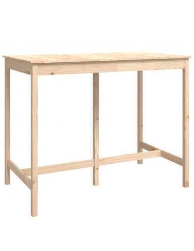 Set da Bar 7 pz in Legno Massello di Pino