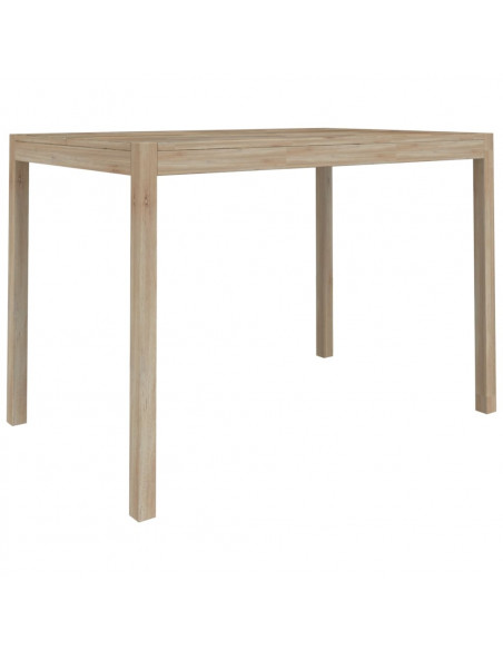 Set da Pranzo 5 pz in Legno Massello di Acacia
