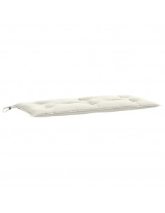 Cuscino Panca Giardino Crema Mélange 100x50x7 cm Tessuto 2