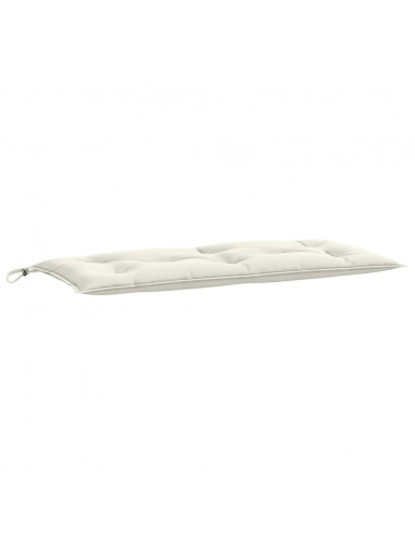 Cuscino Panca Giardino Crema Mélange 100x50x7 cm Tessuto
