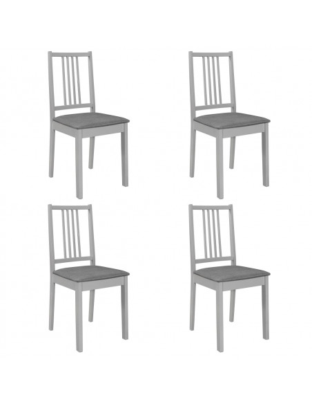 Set per Sala da Pranzo 5 pz in MDF Grigio