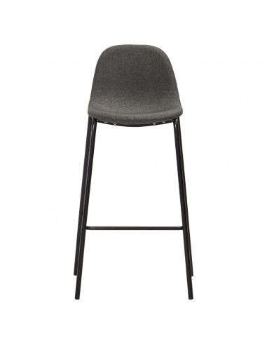 Set da Bar 3 pz in Tessuto Grigio Scuro