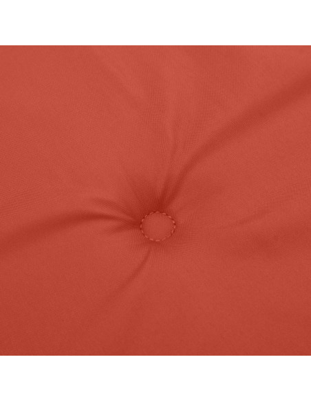 Cuscino Panca da Giardino Rosso Mélange 150x50x7 cm in Tessuto