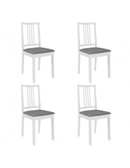 Set per Sala da Pranzo 5 pz in MDF Bianco