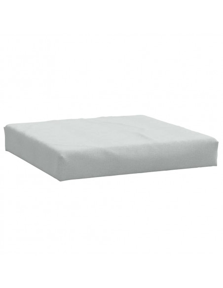 Cuscino per Pallet Grigio Chiaro Mélange 60x60x10 cm in Tessuto